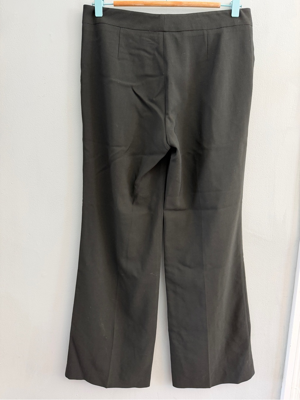 Valentino Roma Virgin Wool Wide Leg Trouser Pants, Size 6 - Picture 3 of 4